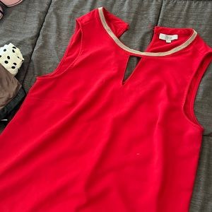 Dalia red blouse